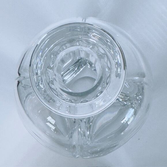 Bombay Company Heavy Crystal/Clear Glass Decanter w/Stopper Lid Barware - Picture 8 of 16